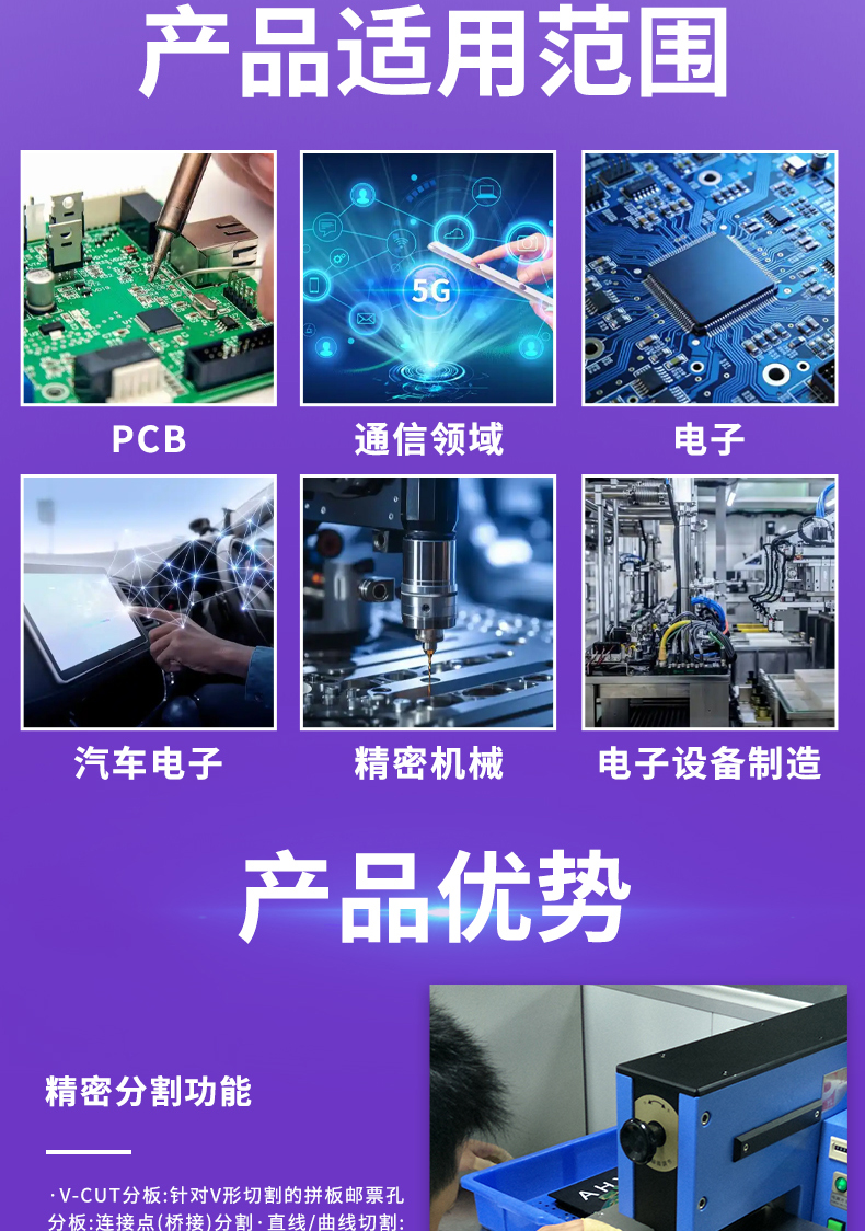 PCB分板机 YLV-2A